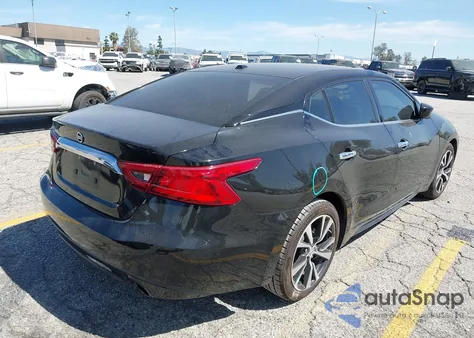 2017 Nissan Maxima 3.5 Platinum/3.5 S/3.5 Sl/3.5 Sr/3.5 Sv из США, поврежденный, VIN 1N4AA6AP7HC363895